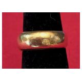 Sz 6.5 Gold Band Marked 22C