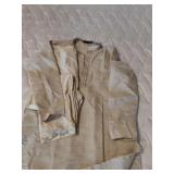 Sz Large Tan & Beige Mens Kurta 2 Pc Set