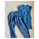 Blue Striped Harem Pants and Long Tunic