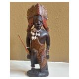 9.5" African Art  Maasai Warrior Made in Kenya