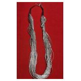 Multi-strand Sterling Silver Liquid Silver