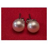 Pr of Pearl Earrings