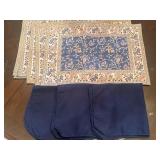 (6) Made in India Table Mats & 3 Napkins