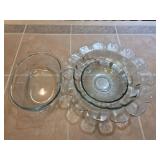 Large Flower Petal Bowl & Casserole Dish