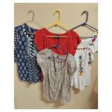 (4) Sz MD Boho Tops