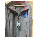 NWT Sz XL Avalanche Gray 1/4 Zip Performance