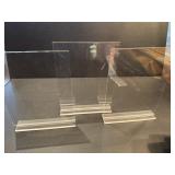 (3) Clear Acrylic Panels 8.5"x11.5"