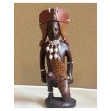 8.5" African Art  Maasai Warrior Made in Kenya