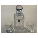 Edinburgh Crystal Square Cut Crystal Decanter