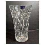A DePlomb 24% Lead Crystal Vase w/Raised