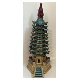 Old Chinese Tang Sancai Porcelain 9 Layers