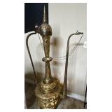 Beautiful Oversized Middle Eastern Brass Ewer