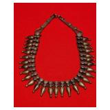 Ornate, Ethnic Metal Tribal Collar or Bib