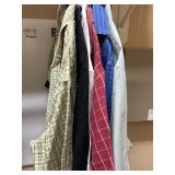 (6) Sz S/M Short Sleeve Button Up Shirts