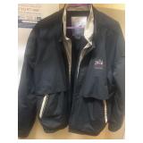 Sz L VTG Travel Jacket Tan Inner Collar and an