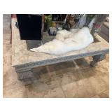 Marble Top Coffee Table (Very Heavy) 54"x42"x20"