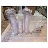 Plastic Drawer w/Plastic Cups, (50) Small