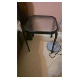 Metal & Glass Side Table