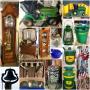 Farm toys, John Deere collectibles, marbles+