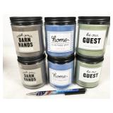 6pc new candles - hey, they were on the truck!