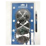 3-pack of Hyperikon  tungsten carbide tipped