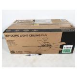 1 fan, Hyperikon 44W 42" ceiling fan with dome