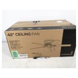 1 fan, Hyperikon 44W 42" ceiling fan, wooden