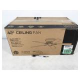 1 fan, Hyperikon 44W 42" ceiling fan, wooden