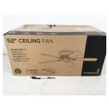 1 fan, Hyperikon 62W 52" ceiling fan, wooden