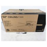 1 fan, Hyperikon 62W 52" ceiling fan, wooden
