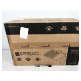 1 fixture, Hyperikon LED 100W 5700K shoebox light