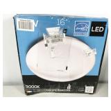 1 fixture, Hyperikon LED 25W 3000K 16" ceiling