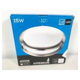 1 fixture, Hyperikon LED 15W 4000K 10" model W