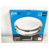 1 fixture, Hyperikon LED 15W 4000K 10" model W