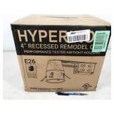 8 fixtures, HyperCR4, Hyperikon 4" recessed