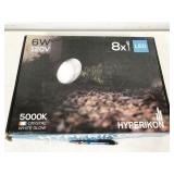 8 fixtures, HyperLS6-50, Hyperikon LED 6W 5000K