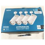 4 fixtures, Hyperikon LED 38W 3000K track light