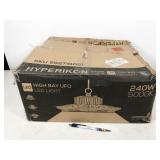 1 fixture, Hyperikon LED 240W 5000K high bay ufo