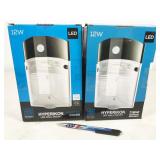 2 fixtures, HyperWallMount12F-50P, Hyperikon LED