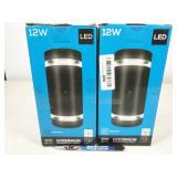 2 fixtures, HyperWallMountS6-40, Hyperikon LED 6W