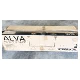 1 fixture, Hyperikon 40-60W Alva white pendant