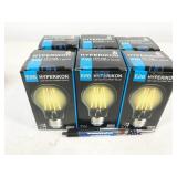 6 bulbs, Hyperikon LED 7W E26 A19 filament bulbs