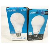 2 bulbs: HyperS21-N40 LED 14W 4000K & HyperA21-50