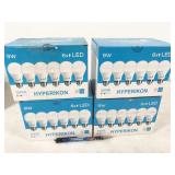 24 bulbs, HyperS19-N30, Hyperikon LED 9W 3000K