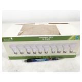 10 bulbs, Bioluz BR2027W LED 8W 2700K flood light