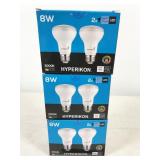 6 bulbs, HyperBR20-302, Hyperikon LED 8W 3000K