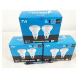 6 bulbs, HyperBR20-304, Hyperikon LED 7W 3000K