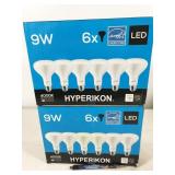 12 bulbs, HyperBR30-404, Hyperikon LED 9W 4000K