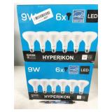 12 bulbs, HyperBR30-504, Hyperikon LED 9W 5000K