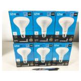 6 bulbs, HyperBR30-503, Hyperikon LED 12W 5000K
